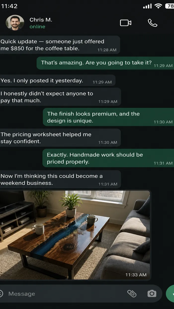 Customer message 8