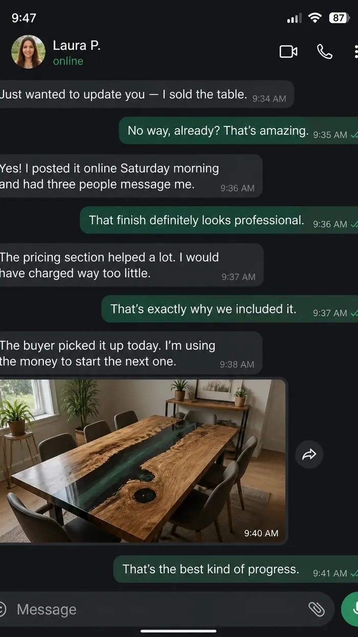 Customer message 4